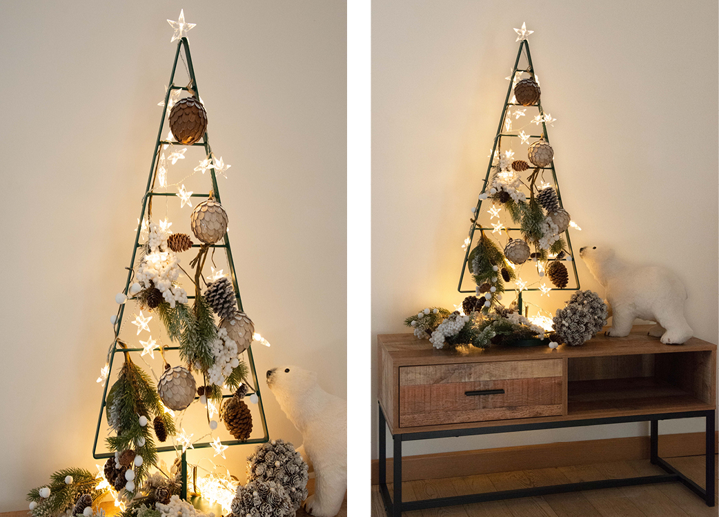 Sapin de Noël en métal DIY - Christmas Steel - IDfer